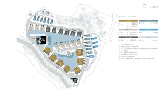 MGallery Residences, MontAzure Lakeside - Site Plan