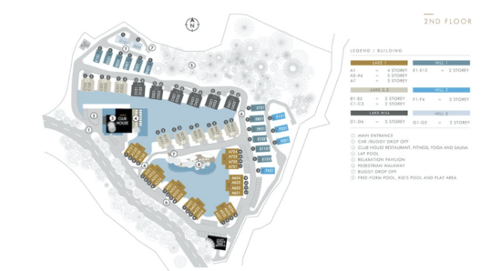 MGallery Residences, MontAzure Lakeside - Site Plan