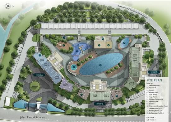 Waterside Residence - Site Plan - iProperty.com.my