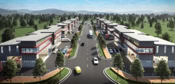 Kilang Berkembar 1 1/2 Tingkat (1 1/2 storey Semi-detached factory)