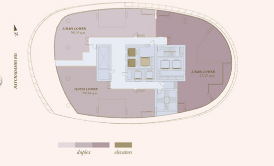 Magnolias Ratchadamri Boulevard - Site Plan