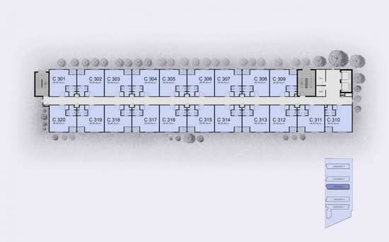The Point Condo Rangsit-Klong 6 : เดอะพอยต์ คอนโด รังสิต-คลอง 6 - Site Plan