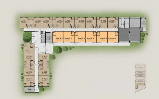 The Point Condo Rangsit-Klong 6 : เดอะพอยต์ คอนโด รังสิต-คลอง 6 - Site Plan