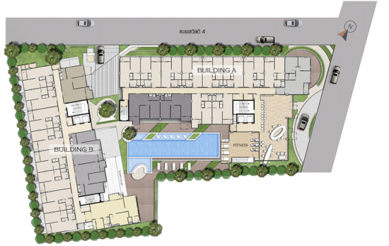 DEFINE by Mayfair Sukhumvit 50 - Site Plan