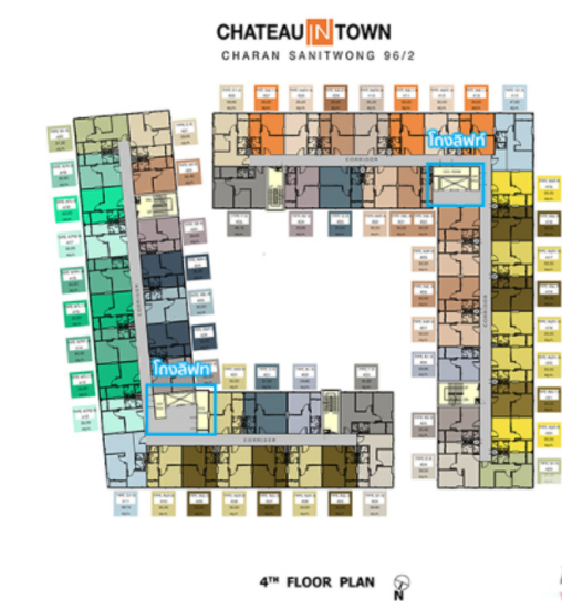 Chateau In Town Charansanitwong 96/2 - Site Plan
