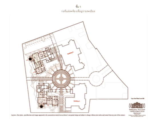 Castello Della Valle : คาสเตลโล่ เดลลา วัลเล่ - Site Plan