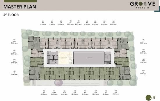 Groove Scape Ladprao-Sutthisan : กรู๊ฟ สเคป ลาดพร้าว - สุทธิสาร - Site Plan