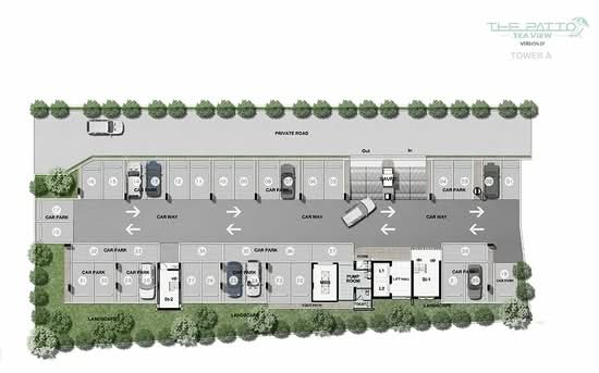 The Blu X Bangsaen - Site Plan