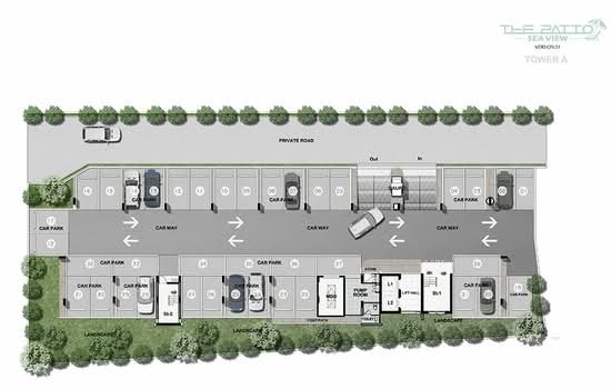 The Blu X Bangsaen - Site Plan