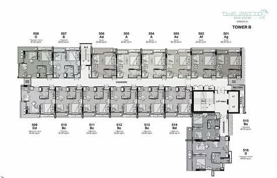The Blu X Bangsaen - Site Plan