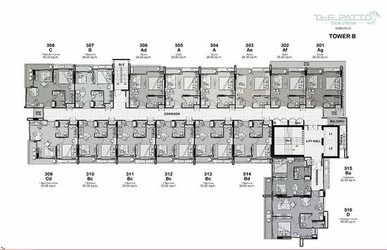 The Blu X Bangsaen - Site Plan