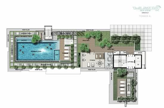The Blu X Bangsaen - Site Plan