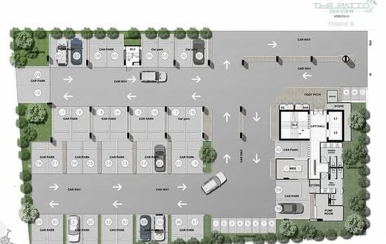 The Blu X Bangsaen - Site Plan