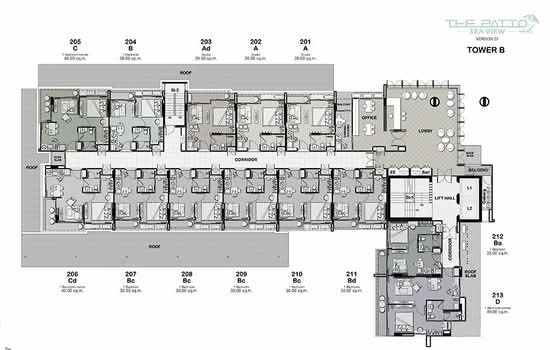 The Blu X Bangsaen - Site Plan