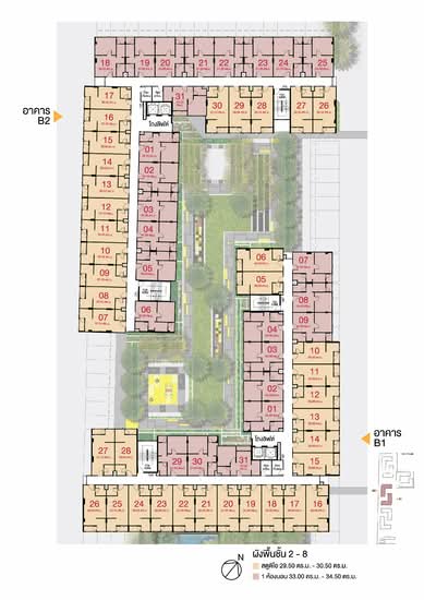 Lumpini Condo Town Ekachai 48 : ลุมพินี คอนโดทาวน์ เอกชัย 48 - Site Plan
