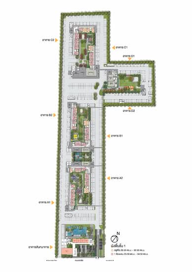 Lumpini Condo Town Ekachai 48 : ลุมพินี คอนโดทาวน์ เอกชัย 48 - Site Plan