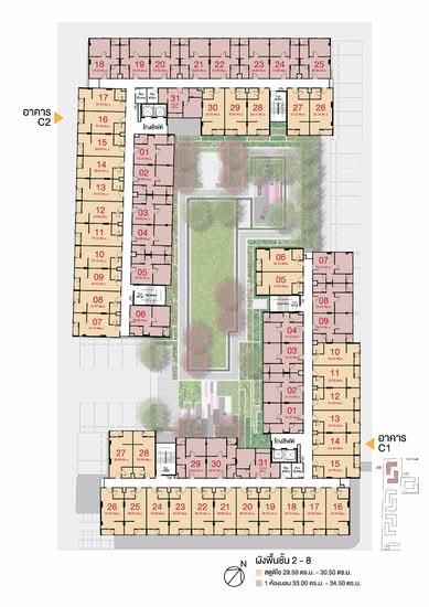 Lumpini Condo Town Ekachai 48 : ลุมพินี คอนโดทาวน์ เอกชัย 48 - Site Plan