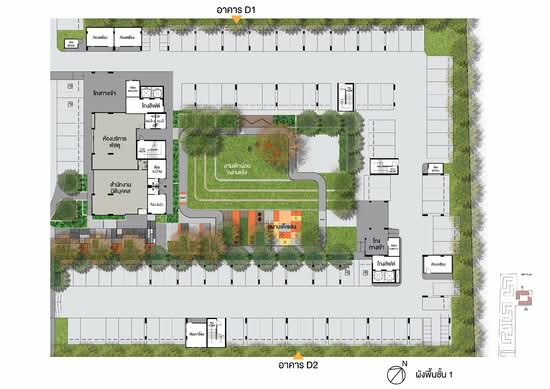 Lumpini Condo Town Ekachai 48 : ลุมพินี คอนโดทาวน์ เอกชัย 48 - Site Plan