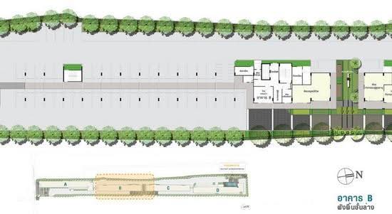 Lumpini Ville Sukhumvit 76-Bearing Station 2 - Site Plan