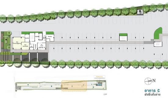 Lumpini Ville Sukhumvit 76-Bearing Station 2 - Site Plan