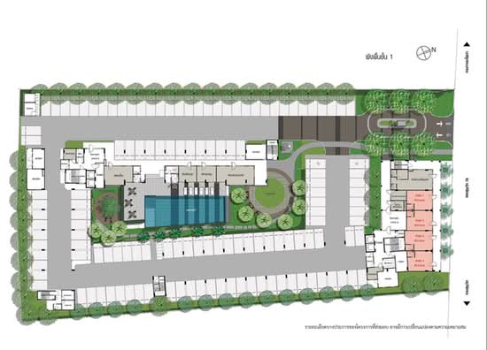 Lumpini Ville Sukhumvit 76-Bearing Station 2 - Site Plan