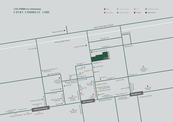 Noble Form Thonglor : โนเบิล ฟอร์ม ทองหล่อ - Site Plan