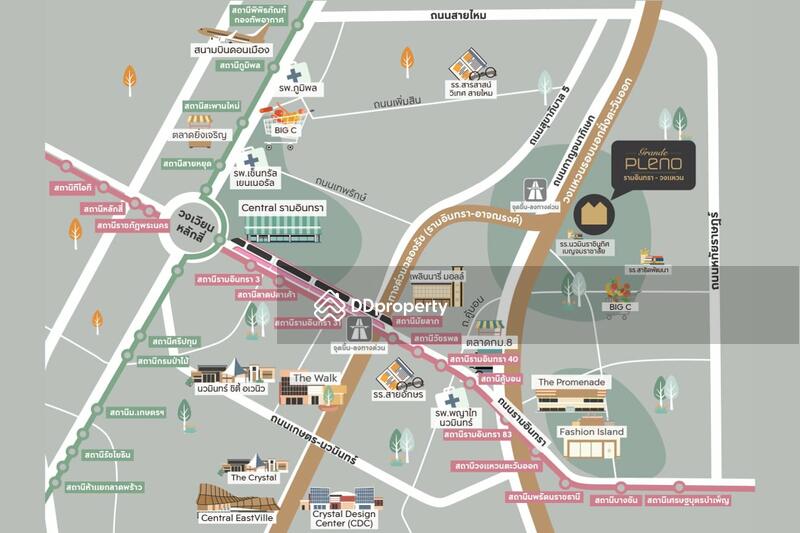 ขาย - Grande Pleno Wongwaen-Ramintra : Grande Pleno รามอินทรา-วงแหวน, กรุงเทพ