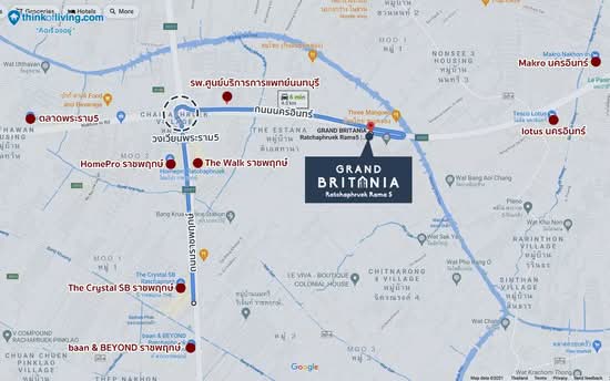 Grand Britania Ratchaphruek Rama 5 : แกรนด์บริทาเนีย ราชพฤกษ์ พระราม5 - Site Plan
