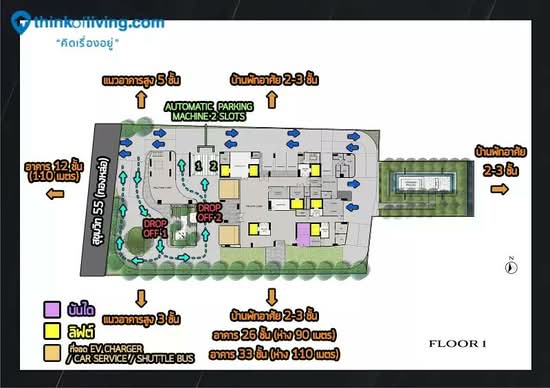 AESTIQ Thonglor : เอสทีค ทองหล่อ - Site Plan