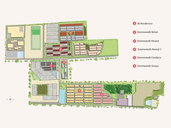 Greenwoods Seraya - Site Plan - iProperty.com.my