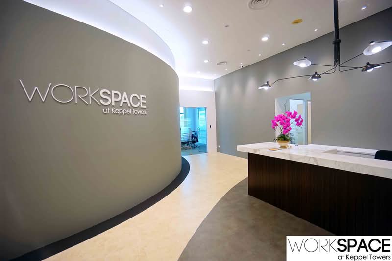Keppel South Central, 10 Hoe Chiang Road, 2,400 sqft, Office For Rent, by George Siow, 500070985 - Reception Area - CommercialGuru.com.sg