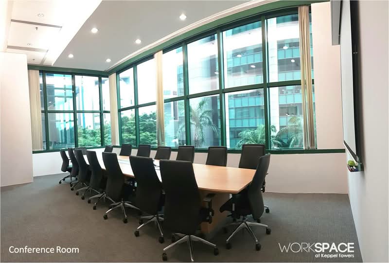 Keppel South Central, 10 Hoe Chiang Road, 2,400 sqft, Office For Rent, by George Siow, 500070985 - Conference room - CommercialGuru.com.sg