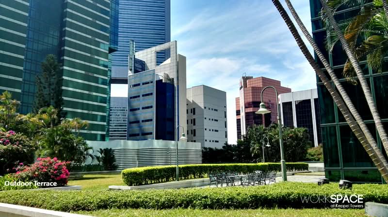Keppel South Central, 10 Hoe Chiang Road, 2,400 sqft, Office For Rent, by George Siow, 500070985 - Outdoor terrace - CommercialGuru.com.sg