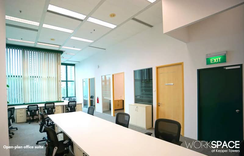 Keppel South Central, 10 Hoe Chiang Road, 2,400 sqft, Office For Rent, by George Siow, 500070985 - Open-plan office suite (25 persons) - CommercialGuru.com.sg
