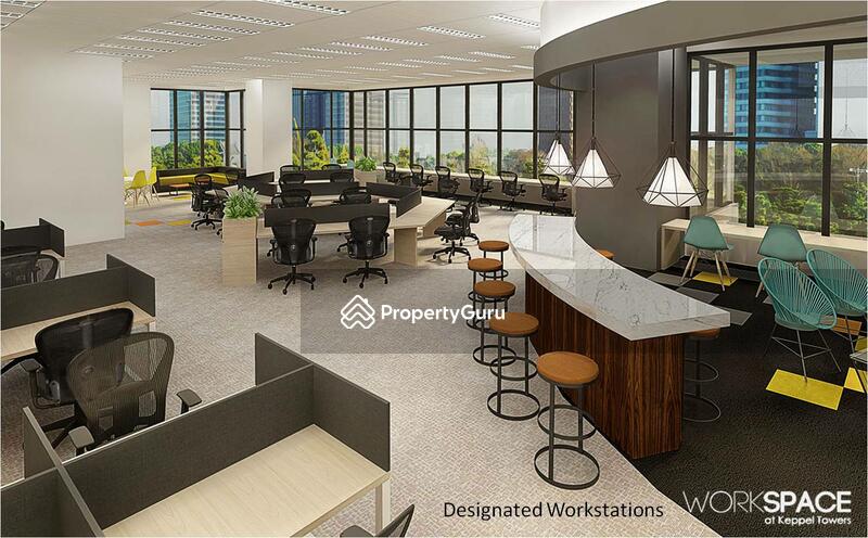 Hot desk and designated workstations