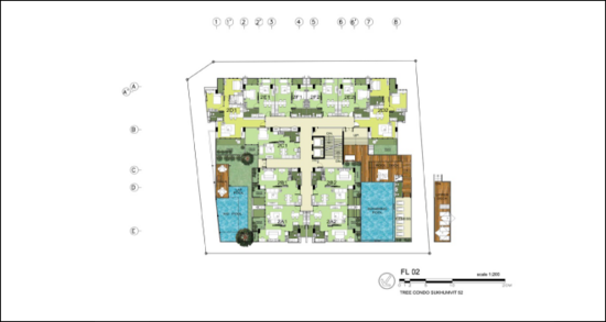 Tree Condo Sukhumvit 52 - Site Plan
