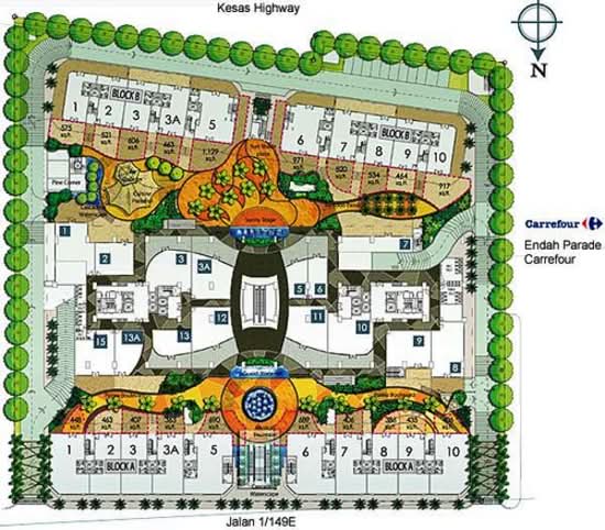 Endah Promenade - Site Plan - iProperty.com.my