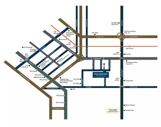 The Gentry Phatthanakan 2 : เดอะ เจนทริ พัฒนาการ 2 - Site Plan