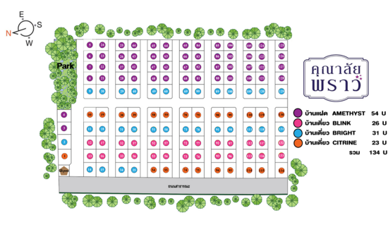 Kunalai Proud Baan Kluay-Sai Noi - Site Plan