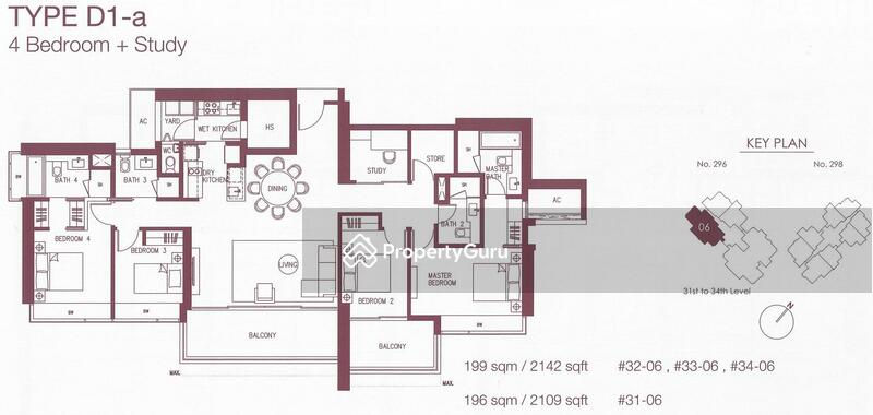 Four Bedroom with Study