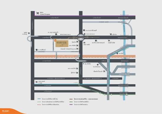 Bangkok Boulevard Signature Rama 5 : บางกอก บูเลอวาร์ด ซิกเนเจอร์ พระราม 5 - Site Plan