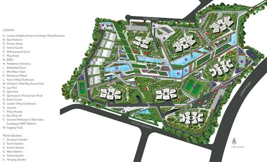 d'Leedon (Former Farrer Court) - Site Plan