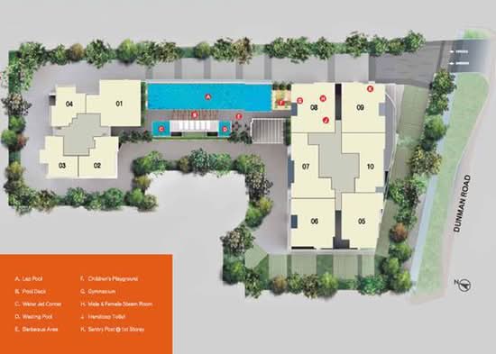 Questa @ Dunman - Site Plan