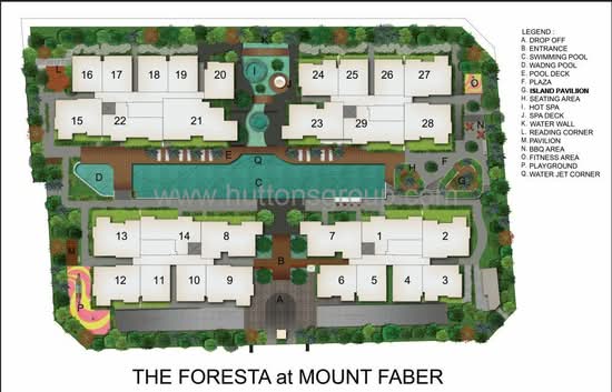 The Foresta @ Mount Faber - Site Plan