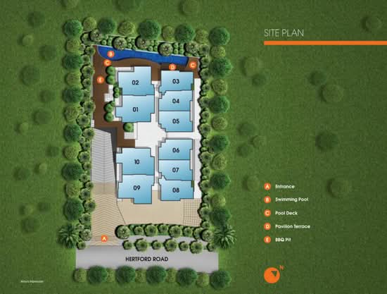 The Urbanite - Site Plan
