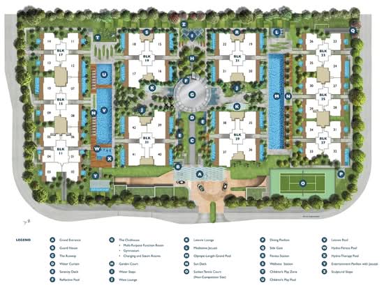 The Luxurie - Site Plan