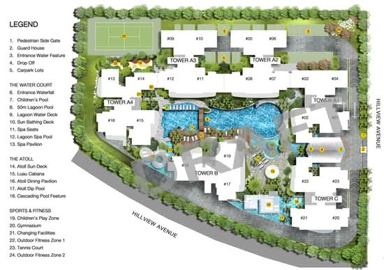 The Lanai - Site Plan