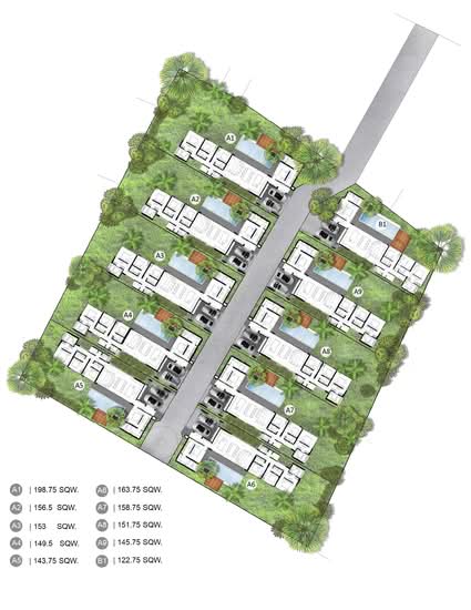 Nature's Rest Villa Cherngtalay : เนเจอร์ส เรสท์ วิลล่า เชิงทะเล - Site Plan