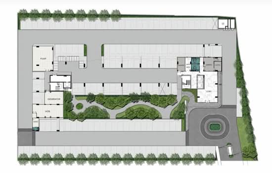 Escent Ubonratchathani : เอสเซ็นท์ อุบลราชธานี - Site Plan
