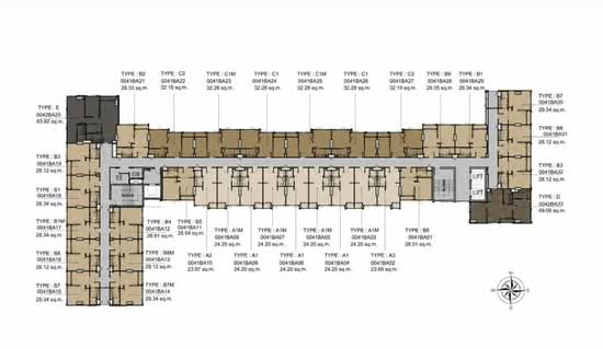 Escent Ubonratchathani : เอสเซ็นท์ อุบลราชธานี - Site Plan